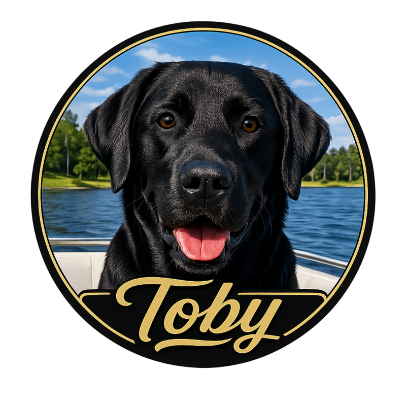 Toby the Black Lab